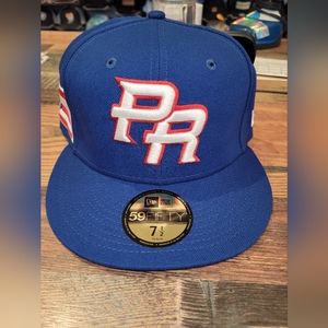 2023 Puerto Rico New Era World Baseball Classic fitted hat cap 7 1/2